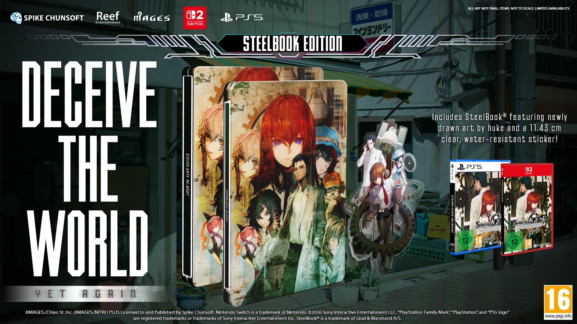 STEINS;GATE RE:BOOT SteelBook Edition – Spike Chunsoft Official